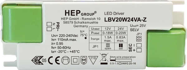 Spannungsgesteuerte LED Netzteile (Multi-Version)