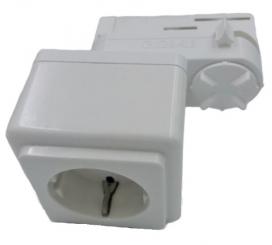 Stromschienensystem Universal Steckdose für 3-Phasen Stromschiene, 220-240V AC/50-60Hz, 10A 