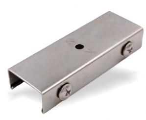 Stromschienensystem Stoßstellenverbinder für Nordic Global Trac,Bohrung 5mm,2 Feststellschr 