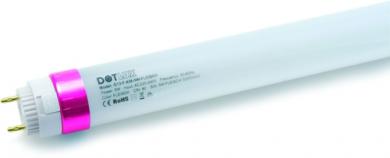 Dotlux LED-Röhre LUMENplus 60cm 8W Fleischfarbe gefrostet drehbare Endkappe 