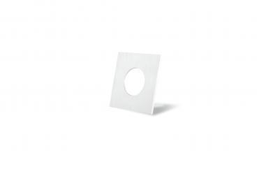 Dotlux  Zierring für Circle Multi eckig aluminium gebürstet 