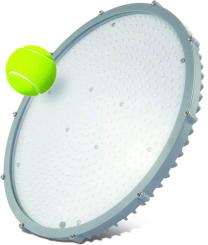 Dotlux LED-Hallenstrahler LIGHTSHOWERevo-ball 110W 5000K gefrostete Abdeckung ballwurfsicher dimmba 