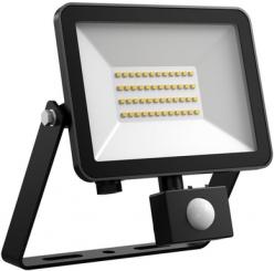 Dotlux LED-Strahler FLOORslim-sensor 30W 4000K schwarz mit Bewegungsmelder PIR 