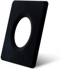 Dotlux Zierring für MULTISCREW eckig schwarz matt 