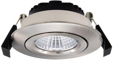 Dotlux LED-Leuchte CIRCLEminidim 6W 3000K dimmbar edelstahl gebürstet 