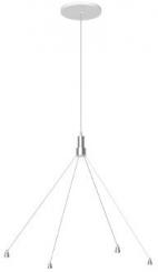 Dotlux Pendelset Seil mit Deckenbaldachin 1,5m für Ø600 LED-Leuchte GALAXO 