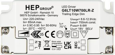 HEP  LED Treiber, Konstantstrom, dimmbar, 250mA, 10W 
