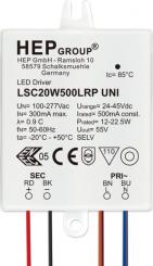 HEP  LED Treiber, Konstantstrom, 500mA, 20W 