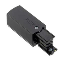 Nordic Aluminium Stromschienensystem XTS 11-2 Endeinspeisung rechts, Schwarz, end feed black 