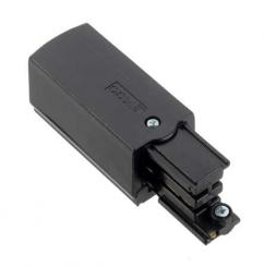 Nordic Aluminium Stromschienensystem XTS 12-2 Endeinspeisung links, Schwarz, end feed black 