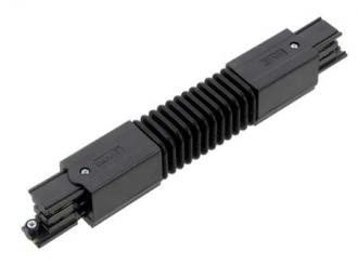 Nordic Aluminium Stromschienensystem XTS 23-2 Flexverbinder, Schwarz, flex. connector black 