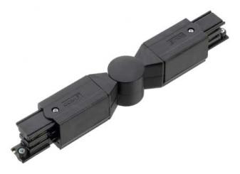 Nordic Aluminium Stromschienensystem XTS 24-2 Gelenkverbinder, Schwarz, adj. connector black 