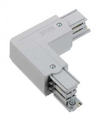 Nordic Aluminium Stromschienensystem XTS 35-1 Winkelverbinder Schutzl. innen, Alu/Grau, L-connector 