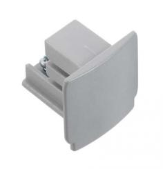 Nordic Aluminium Stromschienensystem XTS 41-1 Endkappe, Alu/Grau, end cap grey 