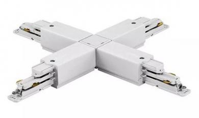 Nordic Aluminium Stromschienensystem XTSC 638-3 X-Verbinder, white (Weiß), Global Trac Pulse 