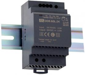 Mean Well DC/DC-Wandler Hutschiene 9-36VDC 24V 2.5A 