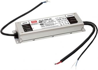 Mean Well Schaltnetzteil IP67 CV CC dimmbar 100-305VAC 24V 8.4A 