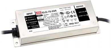 Mean Well Schaltnetzteil IP67 CV CC dimmbar 75,6W 36V/2,1A CV+CC dimm. + PE 