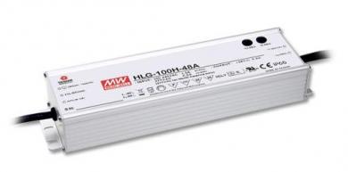 Mean Well Schaltnetzteil IP67 CV CC 90-305VAC 24V 4A 