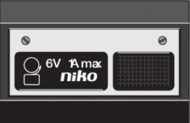 Niko  NIKO Türkommunikation - DOORPUSHBUTTON 6V 