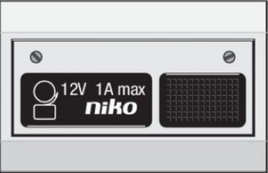 Niko  NIKO Türkommunikation - BELL PUSH-BUTTON 12V 