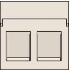 Niko  NIKO Datacom - CP DATA 2xRJ CREAM 