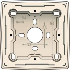 Niko  NIKO Original Cream - WALL MOUNTING BOX CREAM 