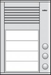 Niko  NIKO Türkommunikation - AUDIO DOORST 3 BUTTONS 