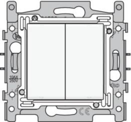 Niko  NIKO Original White - SWITCH 2-CIRCUITS WHITE 