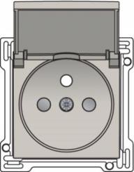 Niko  NIKO Original Light Grey - CPL SOCKET-OUTL. COVER 