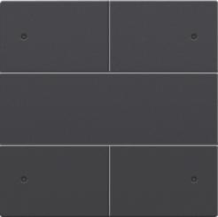 Niko  NIKO Intense Antracite - SET 4xPUSHB. 24V+LED 