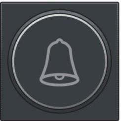 Niko  Intense Antracite - SET PUSH-B. 6A 'BELL' 