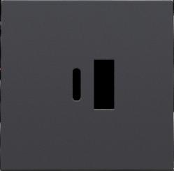 Niko  NIKO Intense Antracite - FINISHING USB CHARGER 