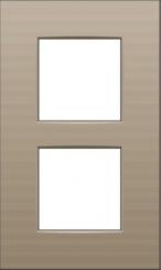 Niko  NIKO Intense Bronze - COVERPL 2GANG VERT 60 BR 