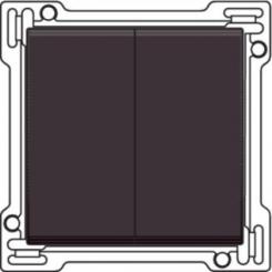 Niko  NIKO Intense Dark Brown - 2x 1/2 ROCKER DARK BROWN 