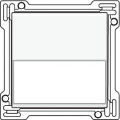 Niko  NIKO Pure White Steel - SET NAMEPLATE WHITE 