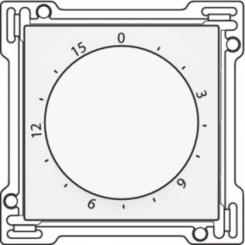 Niko  NIKO Pure White Steel - SET TIMER 15 MIN WHITE 