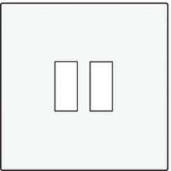 Niko  NIKO Pure White Steel - SET USB CHARGER WHITE 