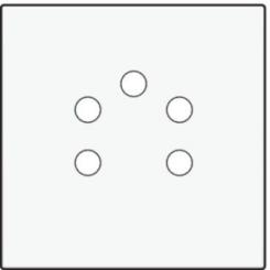 Niko  NIKO Pure White Steel - CPL TELEPHONECONN. BE 