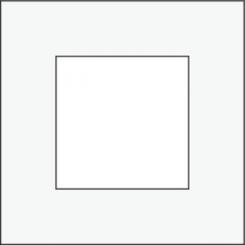 Niko  NIKO Pure White Steel - COVERPL 1GANG WHITE S. 