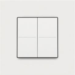 Niko-Dimmschalter für das Hue-System, Pure White Steel 