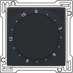 Niko  NIKO Pure Black Steel - SET TIMER 15 MIN BLACK 