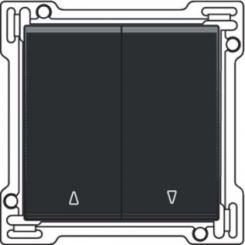 Niko  NIKO Pure Black Steel - ROCKERS PUSHB. BLINDS 