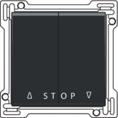 Niko  NIKO Pure Black Steel - ROCKERS PUSHB. BLINDS 