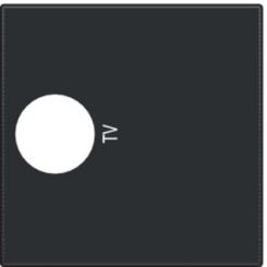 Niko  NIKO Pure Black Steel - CENTERPLATE TV 