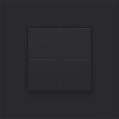 Niko-Dimmschalter für das Hue-System, Pure Black Steel 