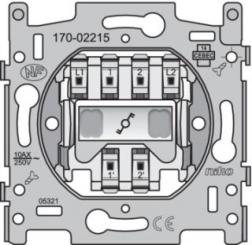 Niko  NIKO Steckdosen 45x45 - SWITCH TWO-WAY 2-POLE 
