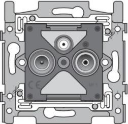 Niko  NIKO Steckdosen 45x45 - SOCLE CONN TV/FM/SAT 