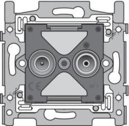 Niko  NIKO Steckdosen 45x45 - SOCLE CONN TV/FM GEDU 