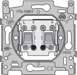 Niko  NIKO Steckdosen 45x45 - SOCLE PUSHB. BLINDS 